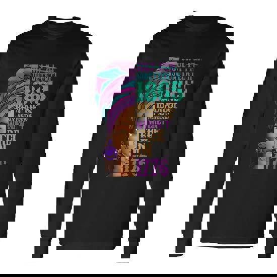 Juneteenth Shirt Women Juneteenth Shirts African American Long Sleeve T-Shirt