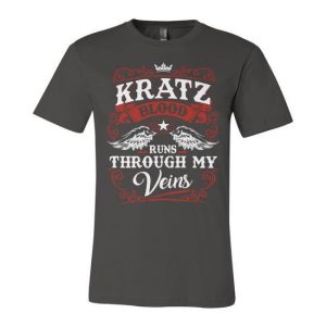 Kratz Name Shirt Kratz Family Name V2 Unisex Jersey Short Sleeve Crewneck Tshirt