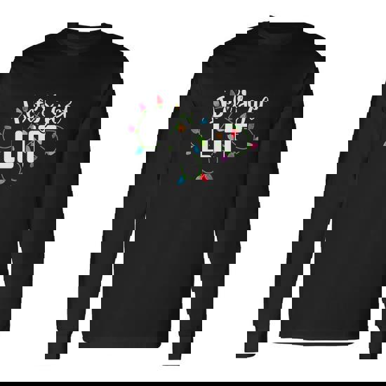 Lets Get Lit Christmas Ing Apparel Xmas Lights Long Sleeve T-Shirt