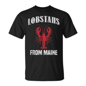 Lobstahs From Maine Lobster Souvenir T-Shirt
