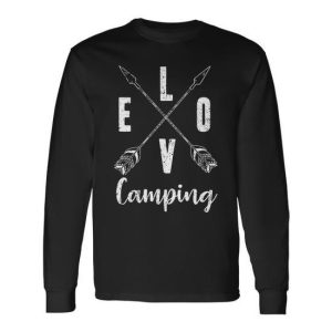 Love Camping Arrows Tshirt Long Sleeve T-Shirt