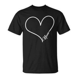 Love Nana Heart Unisex T-Shirt