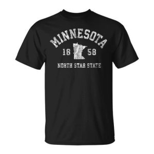Minnesota Mn Vintage Sports Minnesotan T-Shirt