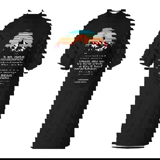 Miyamoto Musashi Samurai Warrior Vintage Mountain T-Shirt