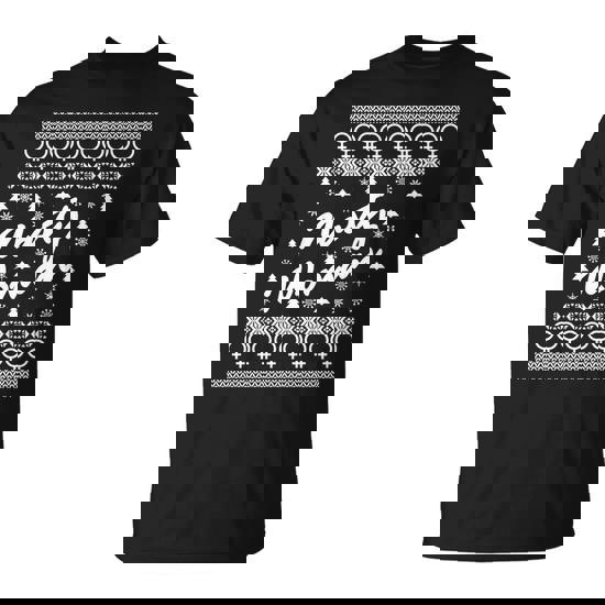 Nasty Woman Ugly Christmas Sweater Design Hillary Clinton Unisex T-Shirt