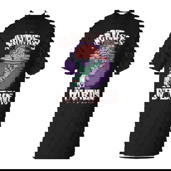 Neuro Nurses Love Brains Rn Zombie Halloween Nurse T-Shirt