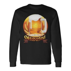 Oktoberfest Beer Logo Tshirt Long Sleeve T-Shirt
