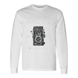 Old Vintage Rolleiflex Camera Distressed Long Sleeve T-Shirt