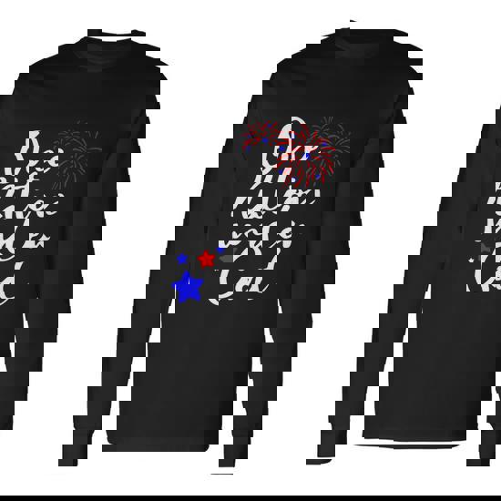 One Nation Under God Firework 4Th Of July V2 Long Sleeve T-Shirt