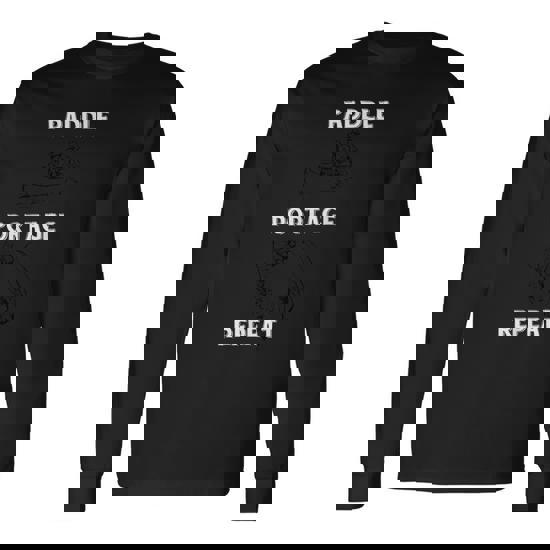 Paddle Portage Repeat Canoeing Long Sleeve T-Shirt