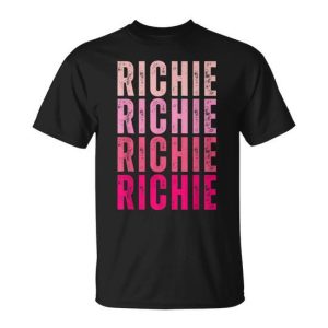 Personalized Name Richie I Love Richie Vintage T-Shirt