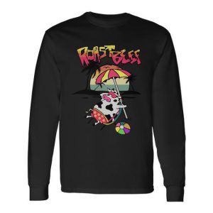 Roast Beef Cow On The Beach Trending Long Sleeve T-Shirt