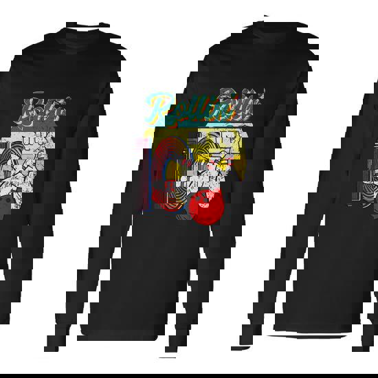 Rollin Into 10 Bowling Birthday Party 10Th Birthday Girls Long Sleeve T-Shirt