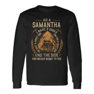 Samantha Name Shirt Samantha Name Long Sleeve T-Shirt