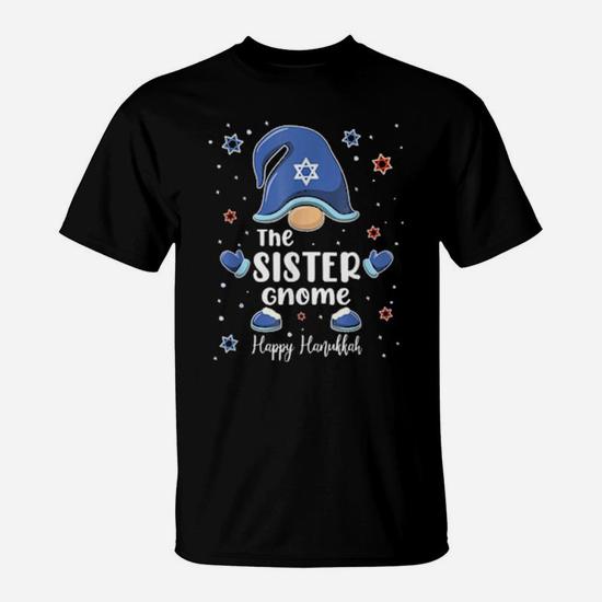 Sister Gnome Hanukkah Family T-Shirt