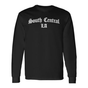 South Central La Los Angeles Chicano Biker Chicana Mexican Long Sleeve T-Shirt