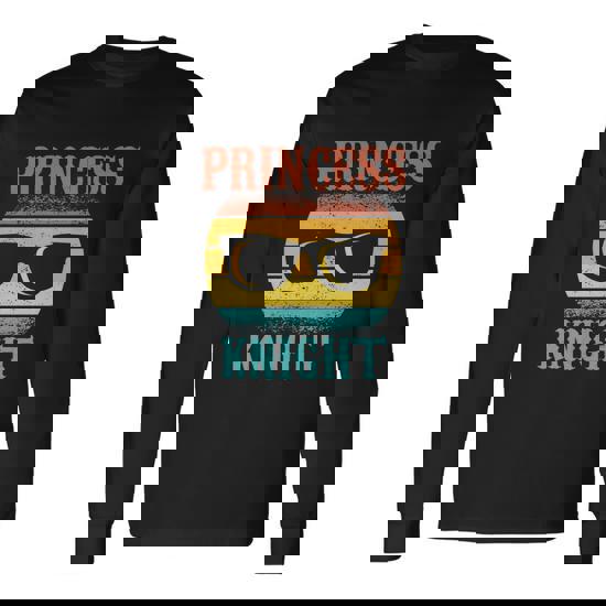 Tee For Fathers Day Princess Knight Of Daughters Long Sleeve T-Shirt