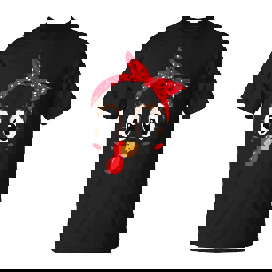 Turkey Face Red Headband Running Pilgrim Tro Unisex T-Shirt