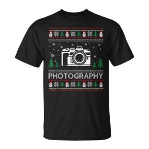 Ugly Christmas Sweater Photography Ugly Xmas T-Shirt