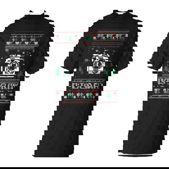 Ugly Christmas Sweater Photography Ugly Xmas T-Shirt