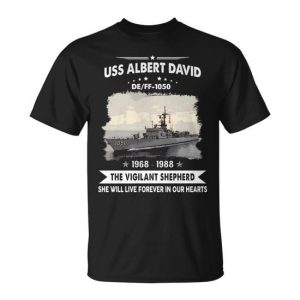 Uss Albert David Ff 1050 De Unisex T-Shirt