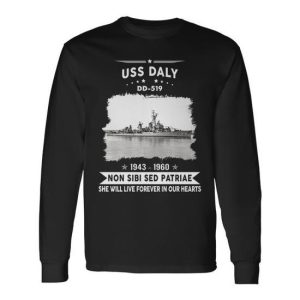 Uss Daly Dd Long Sleeve T-Shirt