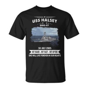 Uss Halsey Ddg Unisex T-Shirt