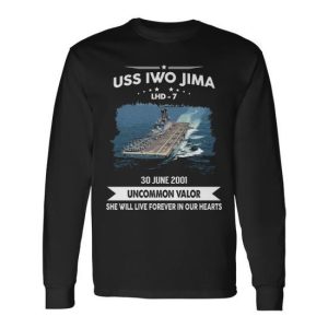 Uss Iwo Jima Lhd V2 Long Sleeve T-Shirt
