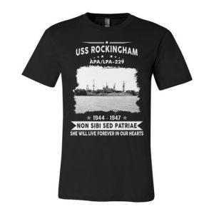 Uss Rockingham Apa Unisex Jersey Short Sleeve Crewneck Tshirt
