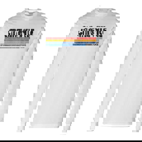 Vintage 1980S Style Gainesville Fl Long Sleeve T-Shirt