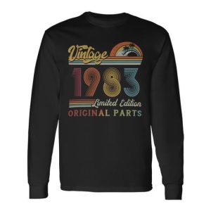 Vintage 1983 Limited Edition Original Parts Long Sleeve T-Shirt