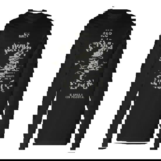 Vintage Megs Nakama Gas Station Reversed Clay Attendant Long Sleeve T-Shirt