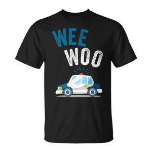 Wee Woo Police Car Cute T-Shirt